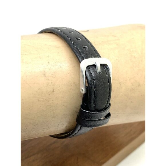 Timex Women's Watch TW2V36000 Quartz Gold Black Leather Band 32mm - Picture 9 of 13